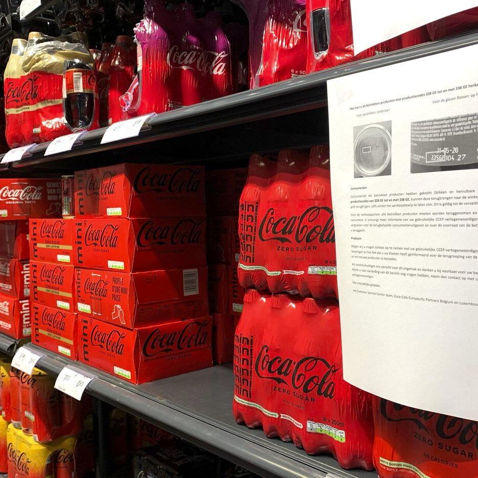Coca-Cola issues safety recall of soft drinks in Europe over chemical chlorate concerns